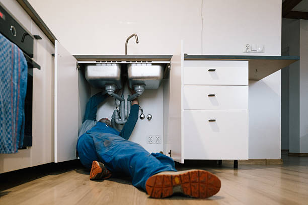 Professional Drain Cleaning technician working in Neffs, OH